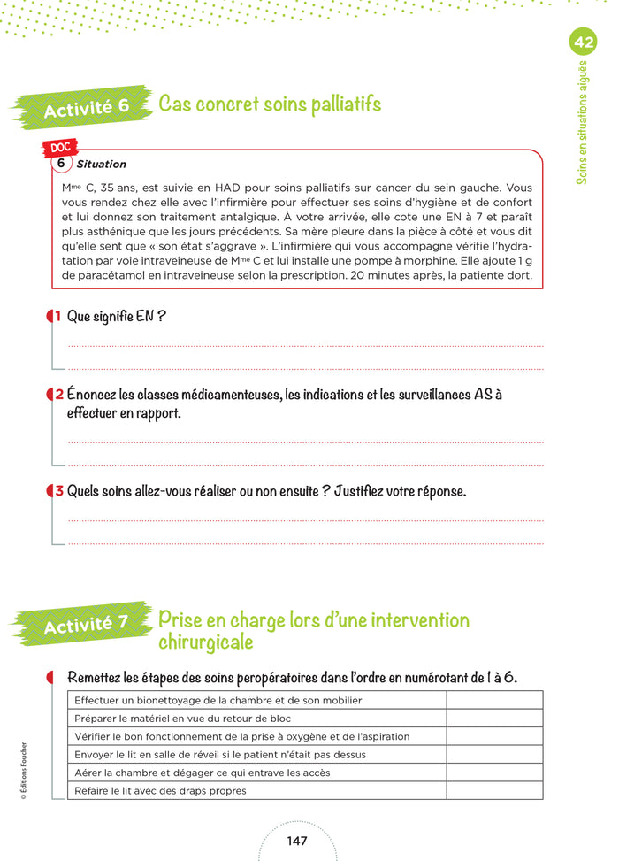 Cahier d'entraînement - Diplôme Aide-Soignant - DEAS