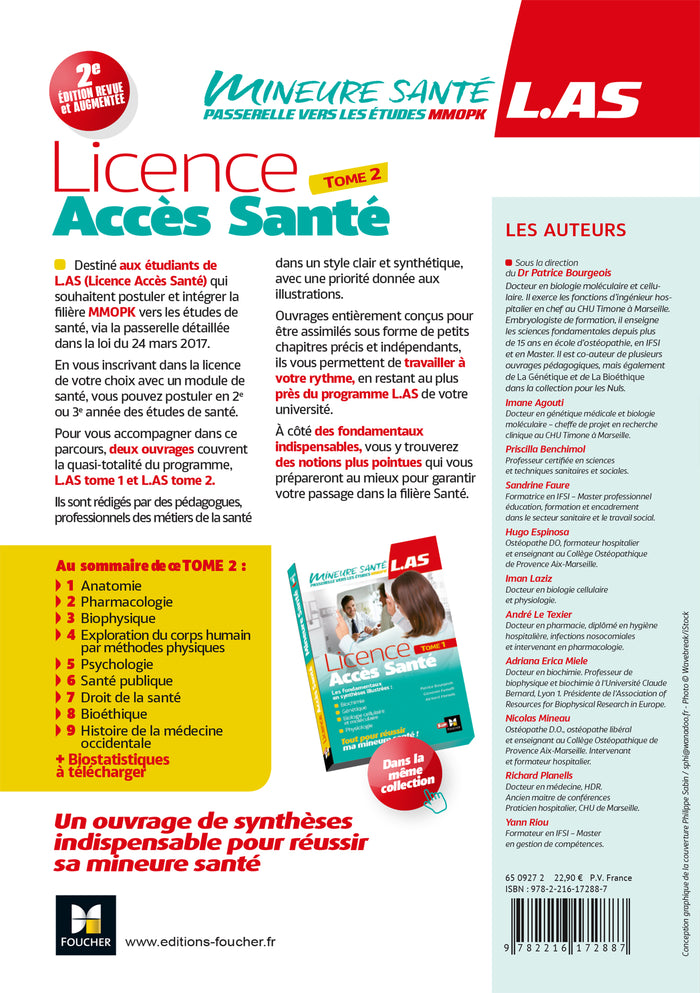 LAS - Licence Accès Santé - Tome 2
