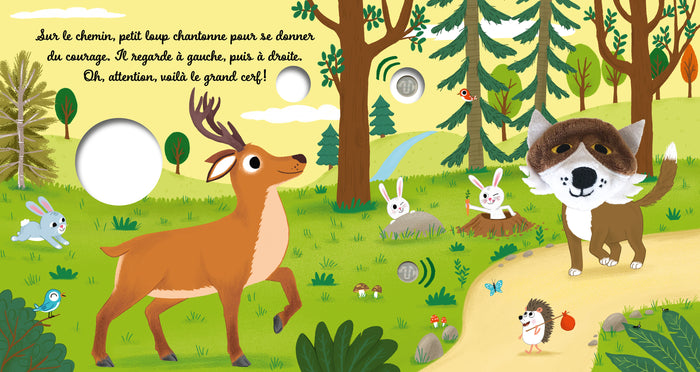 Petit loup dans la forêt