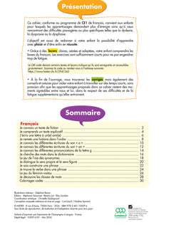 Mon cahier de français facile DYS ! CE1