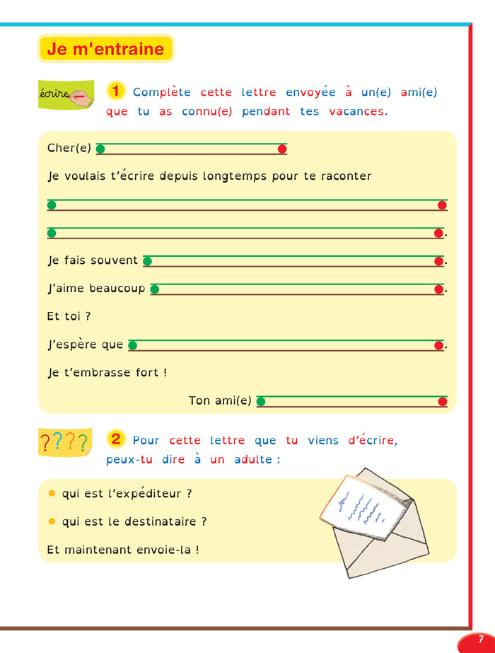 Mon cahier de français facile DYS ! CE1