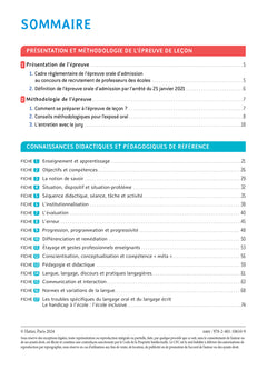 Français - CRPE 2026-2027 - Epreuve orale d'admission