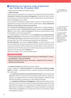Français - CRPE 2026-2027 - Epreuve orale d'admission