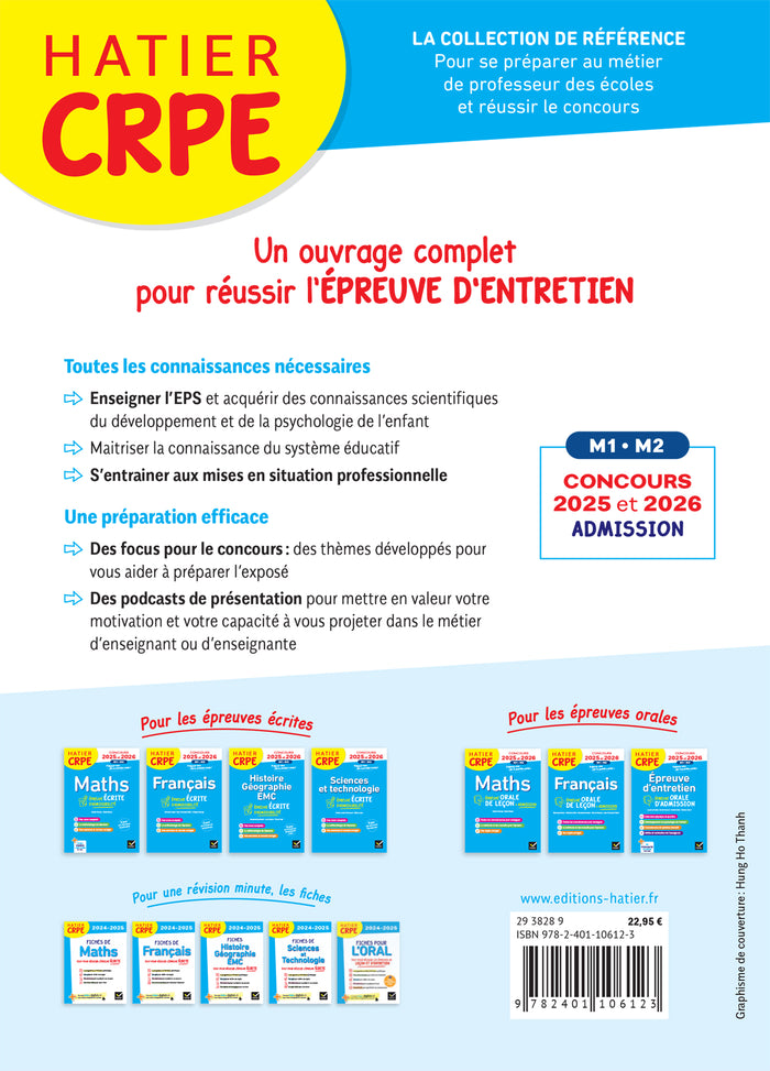 Epreuve d'entretien - CRPE 2025 - Epreuve orale d'admission