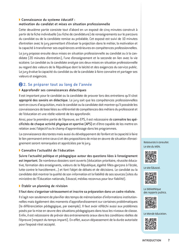 Epreuve d'entretien - CRPE 2025 - Epreuve orale d'admission