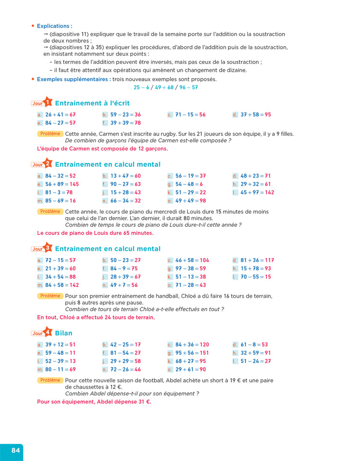 En route pour le calcul mental ! CM - Ed. 2024 - Fichier enseignant