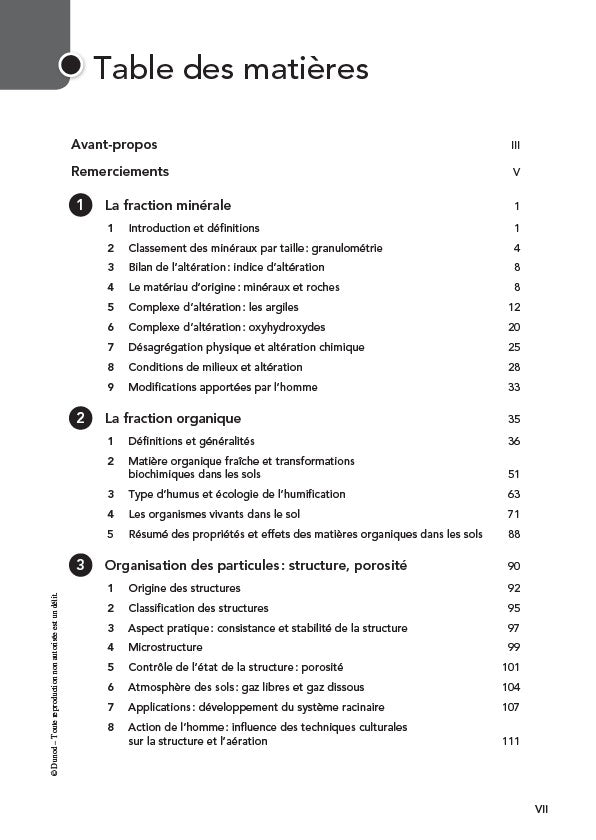 Introduction à la science du sol