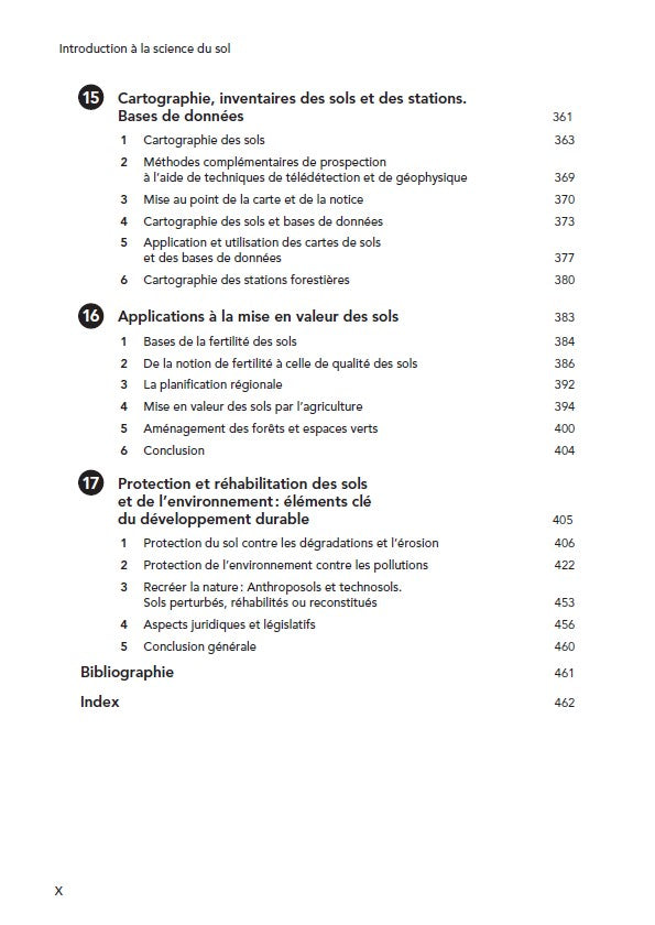 Introduction à la science du sol