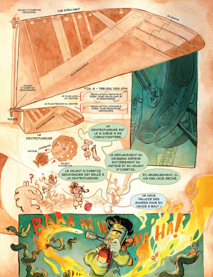 Le vaisseau d'Amélia - Les Ailes mécaniques