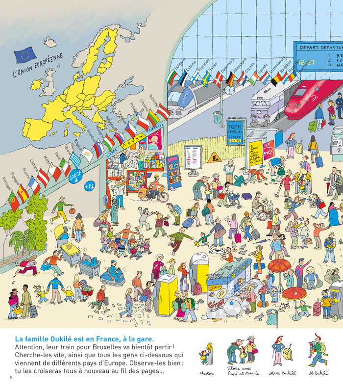En Europe avec la famille Oukilé