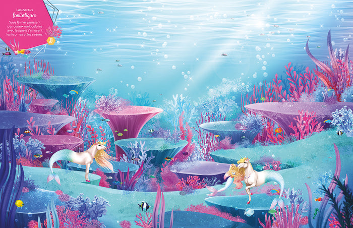 Licornes de rêve - Cahier de stickers - Magie des sirènes nouvelle édition