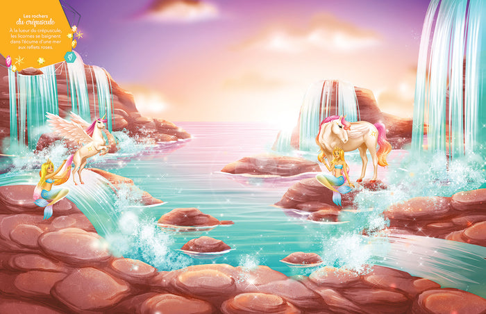 Licornes de rêve - Cahier de stickers - Magie des sirènes nouvelle édition