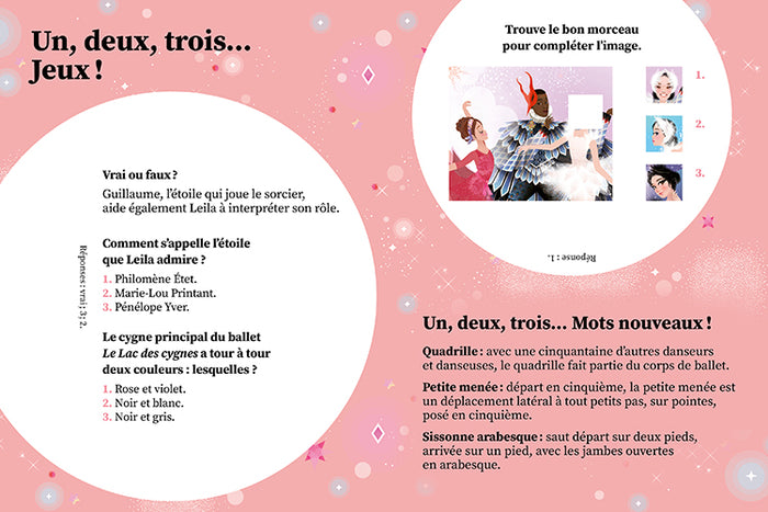 Une, deux, trois danseuses - Le Lac des cygnes