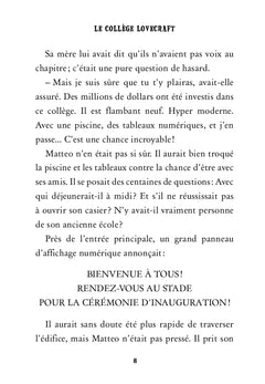 Le collège Lovecraft, Tome 01
