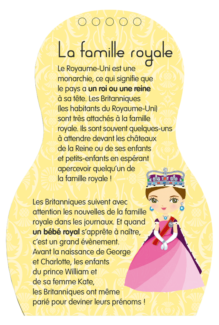 Minimiki - carnet créatif - Kate au Royaume-Uni