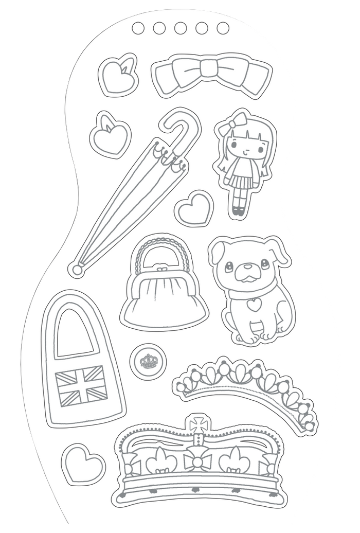 Minimiki - carnet créatif - Kate au Royaume-Uni