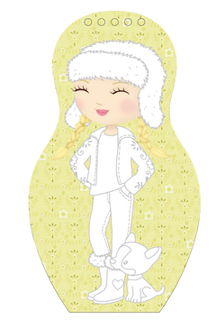 Minimiki - carnet créatif - Léna en Russie