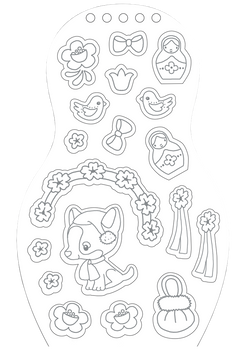 Minimiki - carnet créatif - Léna en Russie