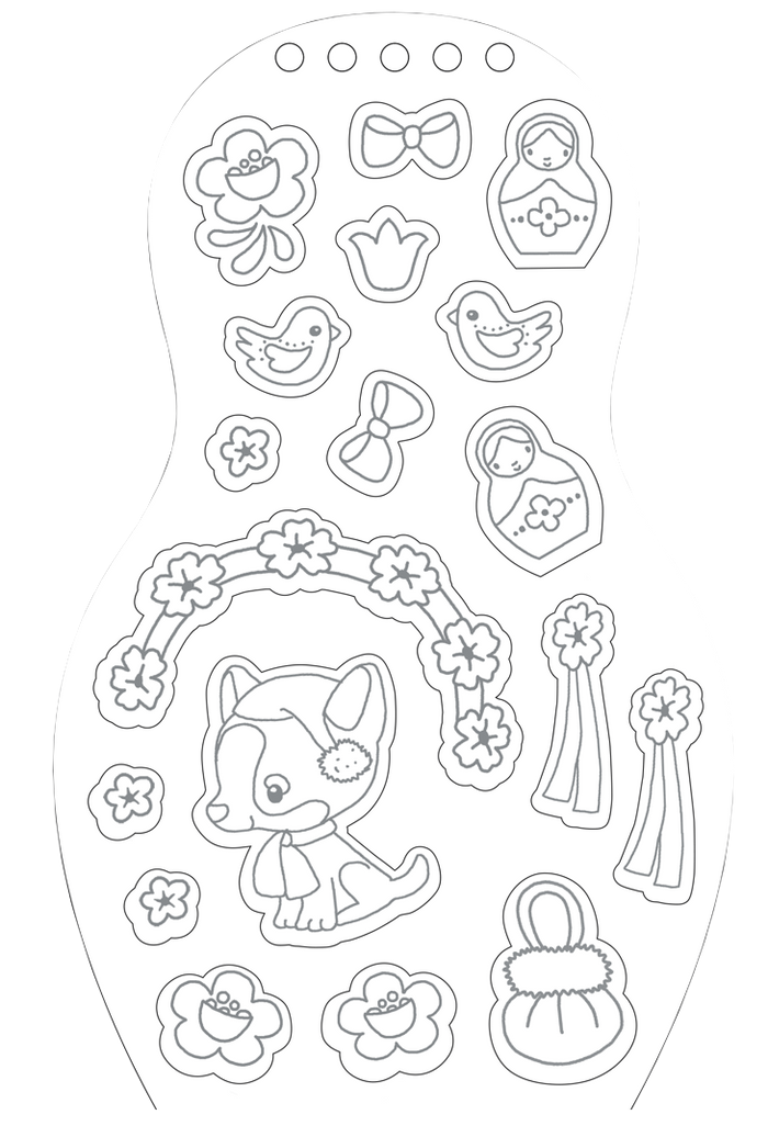 Minimiki - carnet créatif - Léna en Russie