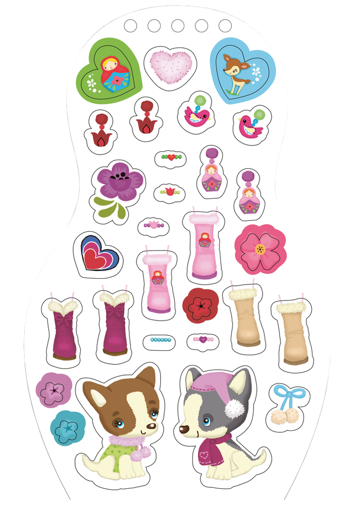 Minimiki - carnet créatif - Léna en Russie