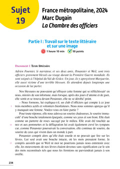 Annales Brevet 2025 - Français 3e - Sujets et Corrigés