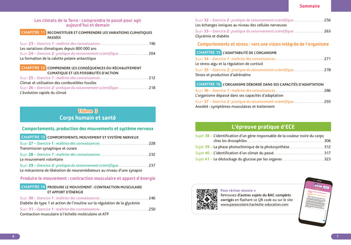 Annales Objectif Bac 2025 - Spécialité SVT Tle