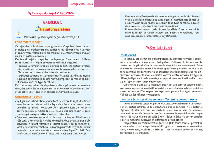 Annales Objectif Bac 2025 - Spécialité SVT Tle
