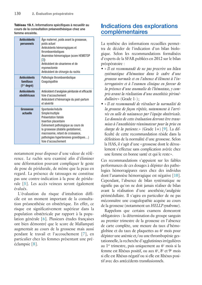 Médecine péri-opératoire