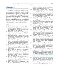 Médecine péri-opératoire