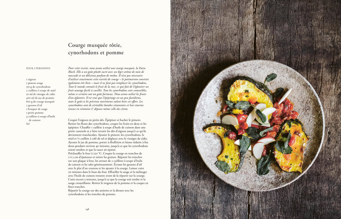 Des légumes, du sel et des braises