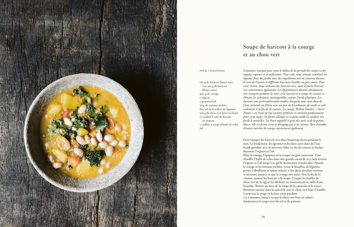 Des légumes, du sel et des braises