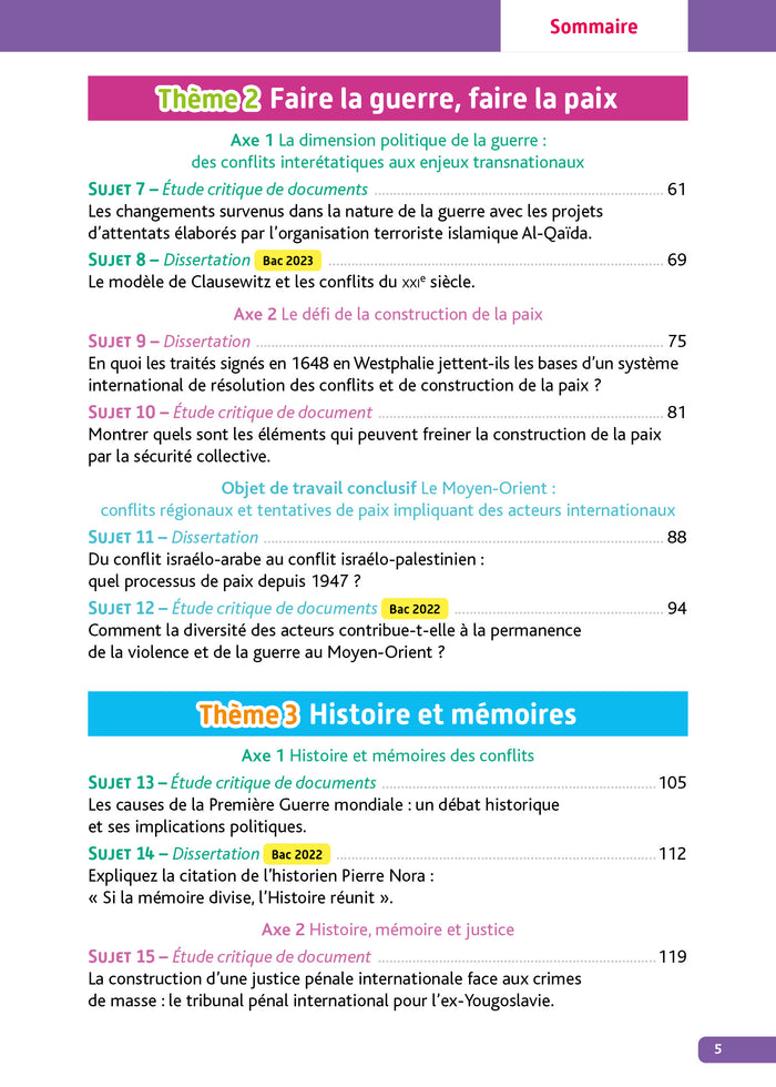 Annales Objectif BAC 2025 - Spécialité HGGSP - sujets et corrigés