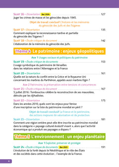Annales Objectif BAC 2025 - Spécialité HGGSP - sujets et corrigés
