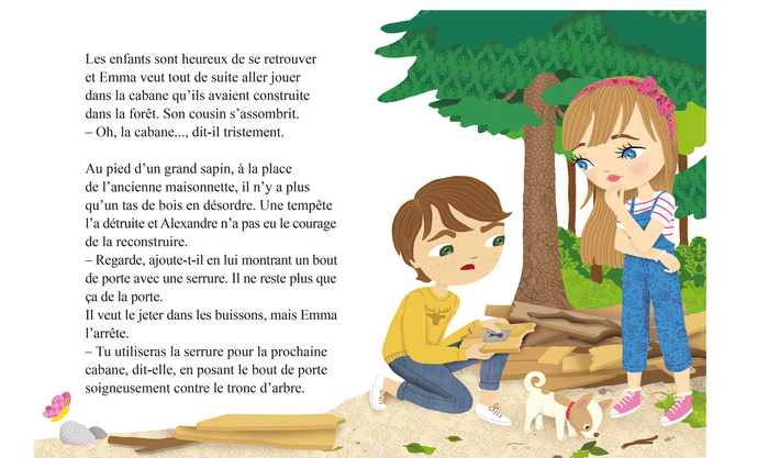 Emma et la salamandre de Chambord