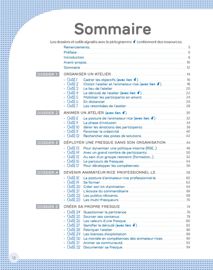 La boîte à outils des Fresques