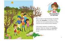 Rosa et les fleurs d'amandiers