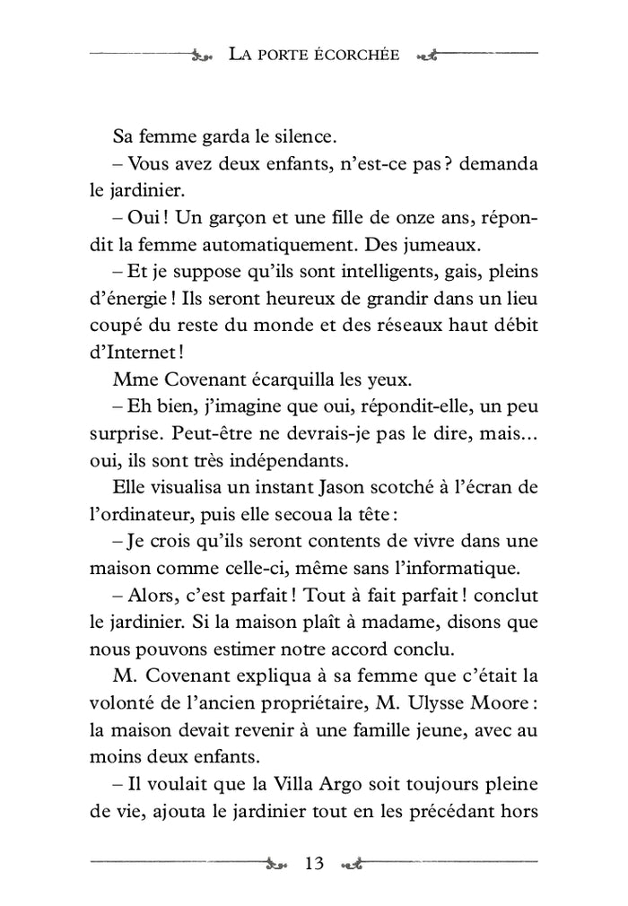 Ulysse Moore, Tome 01
