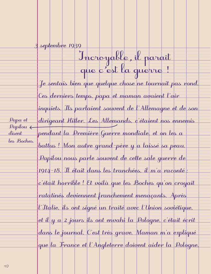 Les cahiers d'Ernest et Colette 1939-1944