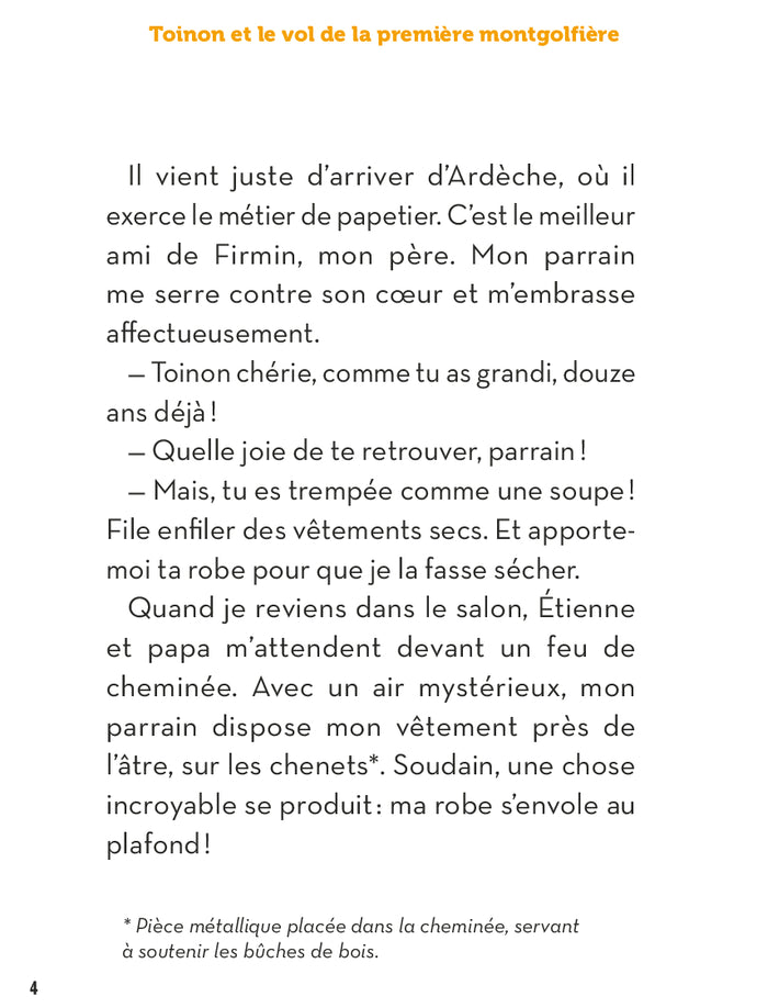 La véritable histoire de Toinon et le vol de la première montgolfière