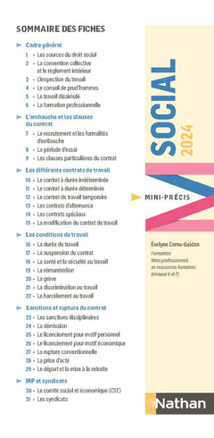 Social - Mini-Précis 2024
