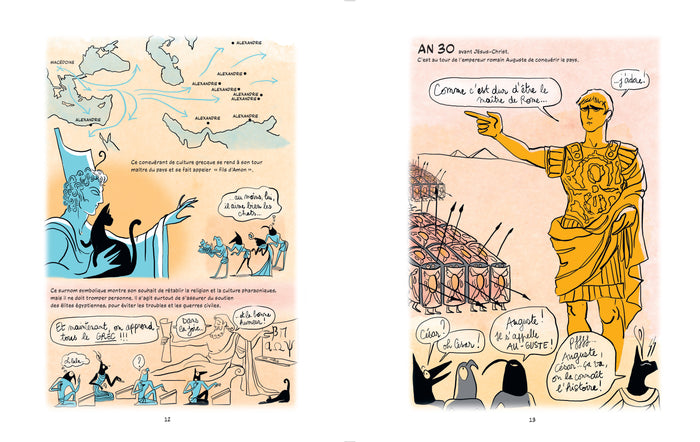 Egyptologix: Trois mille ans d'histoire en BD