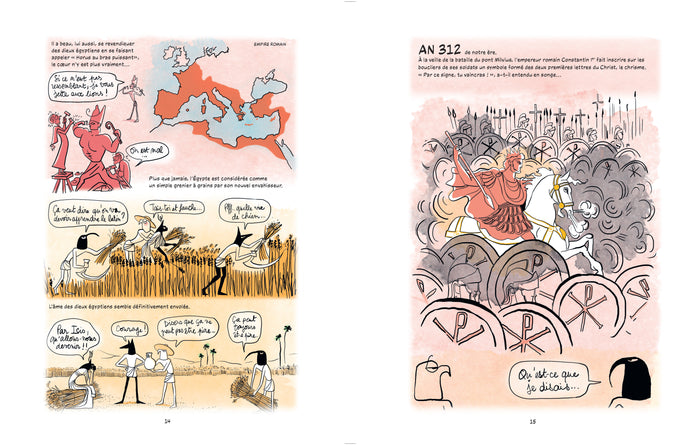 Egyptologix: Trois mille ans d'histoire en BD