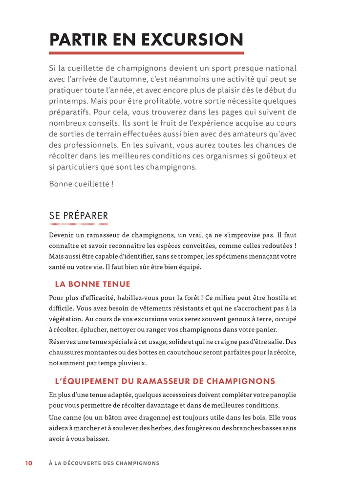 A la découverte des champignons