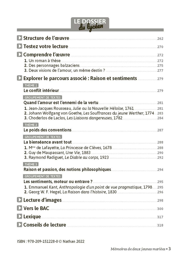 Mémoires de deux jeunes mariés