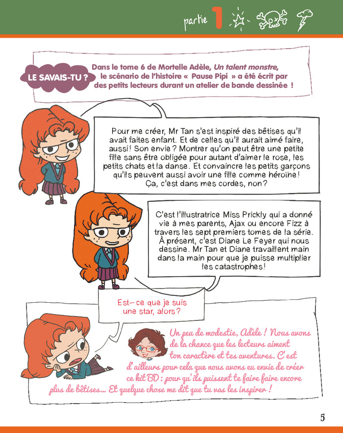 Fais ta BD avec Mortelle Adèle