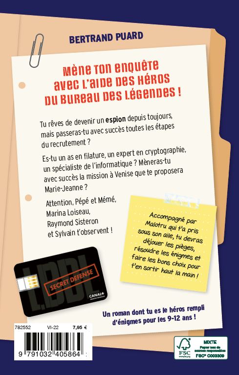 Le Bureau des Légendes - Mon livre d'enquête