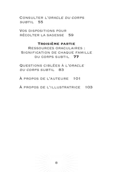 L'Oracle du corps subtil - 52 cartes pour favoriser votre guérison énergétique