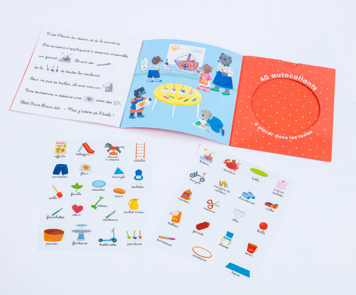 Je découvre l'école avec Petit Ours Brun - Premiers autocollants