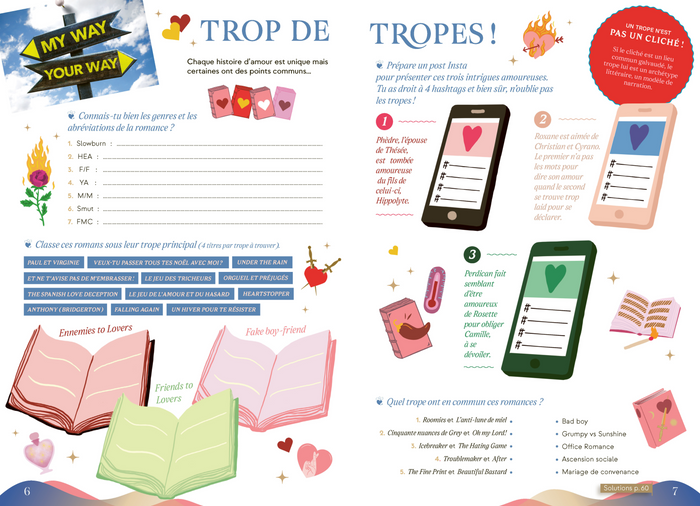 Cahier de vacances romance
