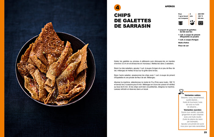 NINJA LE LIVRE OFFICIEL : On peut tout faire à l'Airfryer !